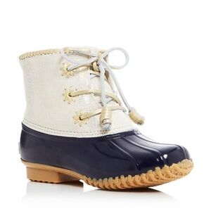 Jack Rogers Women’s Chloe Duck Boot - Leather/Rubber Fleece Lining Boot Size 8.0